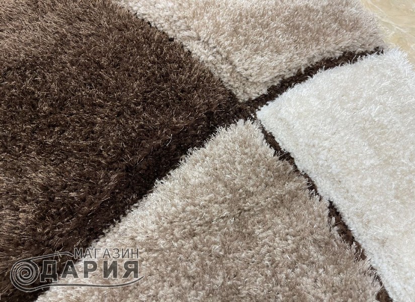 Тъкан килим 3D SHAGGY GRANDE 721 brown